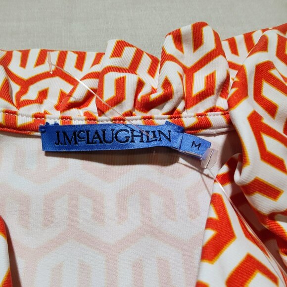 J. McLaughlin Women's Medium Sleeveless Durham Sleeveless Ruffle Top NWT - Picture 3 of 7